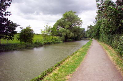 the Grand Union Canal at Foxton