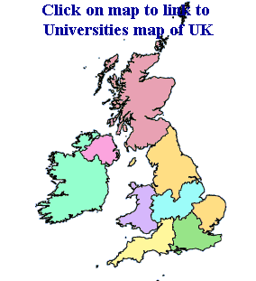 Click on map to link to 
Universities map of UK